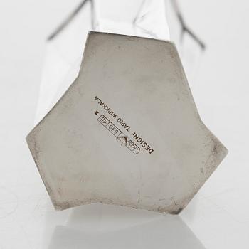 Tapio Wirkkala, vas, silver, "TW6-4", Kultakeskus, Tavastehus 1987.