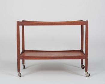 SERVERINGSVAGN, teak, möjligen Danmark. 1960-tal.