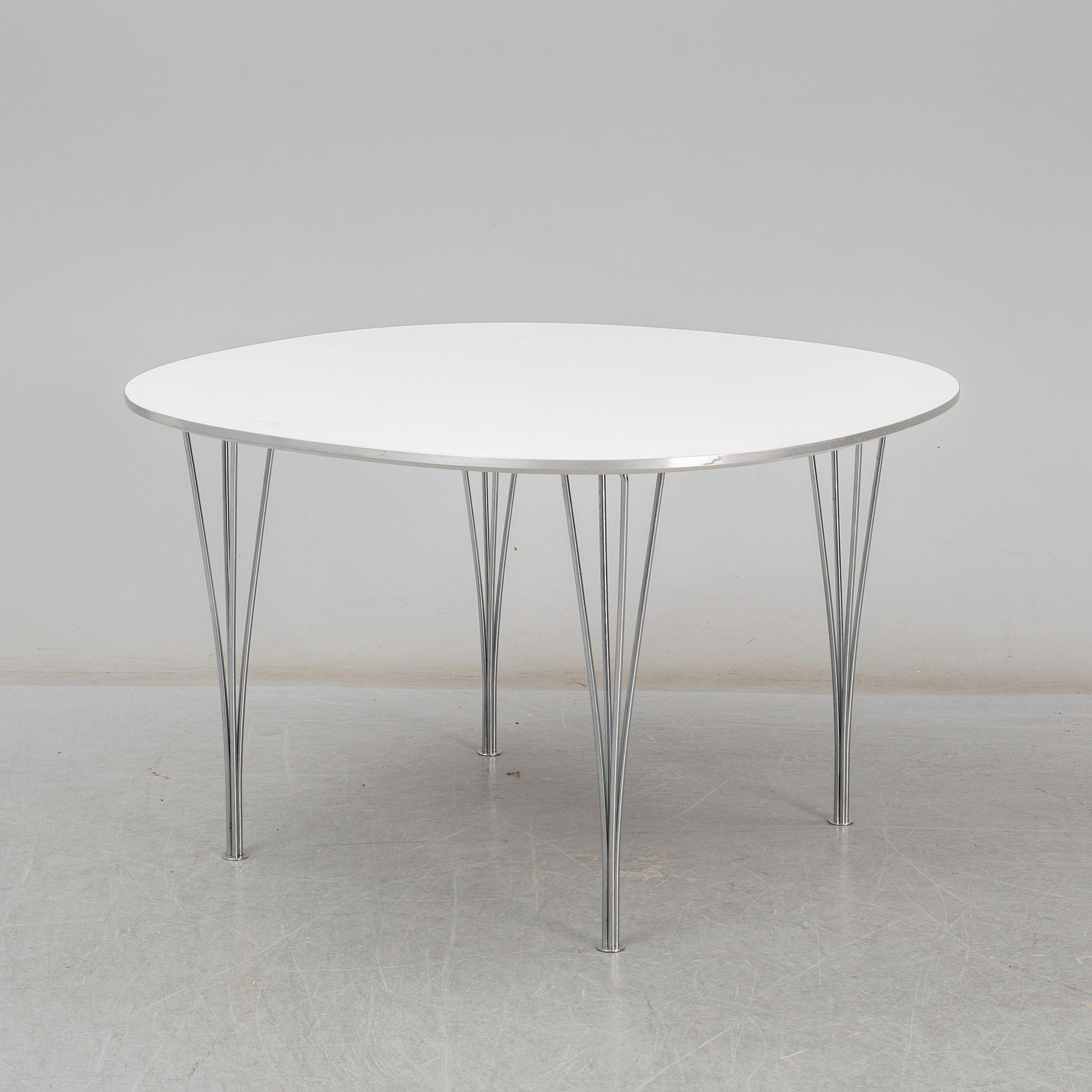 PIET HEIN och BRUNO MATHSSON, "Superellips", matbord, Fritz Hansen, MIAB, Sverige, 1985.