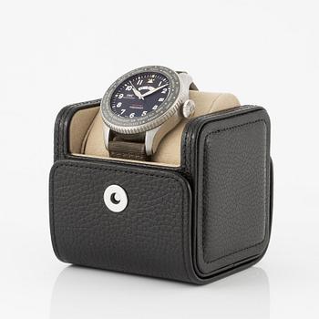 IWC, Pilot’s Watch, Timezoner, Spitfire Edition, “The Longest Flight”, "No. 155 of 250", ca 2019.