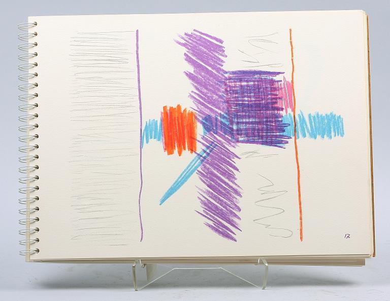 JANSSON, RUNE, färglitografier, 49 st, "Strater".