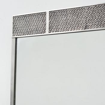 Firma Svenskt Tenn, a pewter framed mirror, Stockholm 1932.