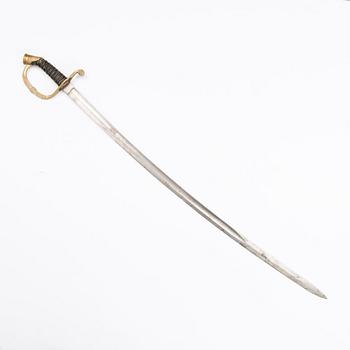 A Russian infantry officer's sword, model 1841-65.
