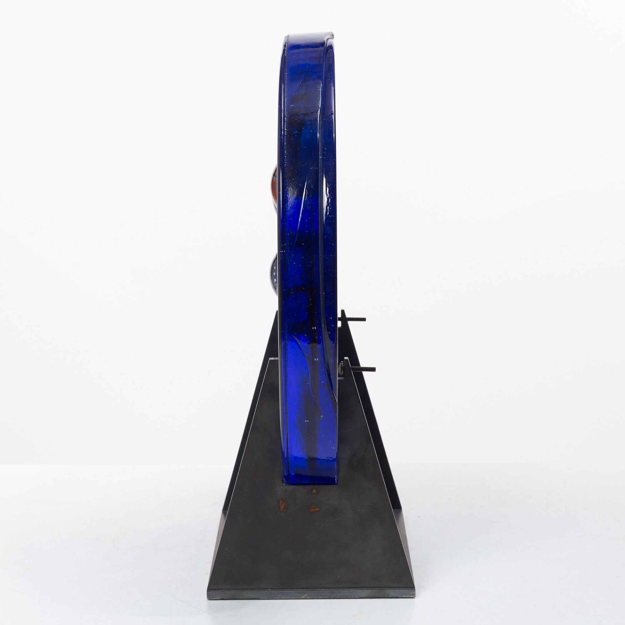 Bertil Vallien, Unique glass sculpture, Kosta Boda.