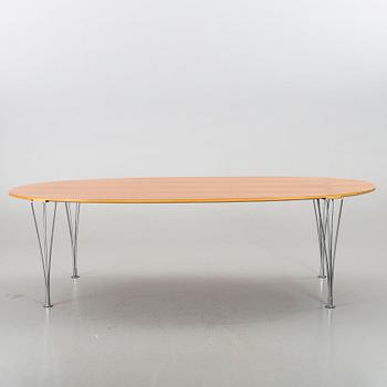 A BRUNO MATHSSON & PIET HEIN "SUPERELLIPSE" TABLE, Fritz Hansen, Denmark.