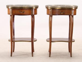 LAMPBORD, ett par, Louis XVI-stil, Spanien, 1900-talets mitt.