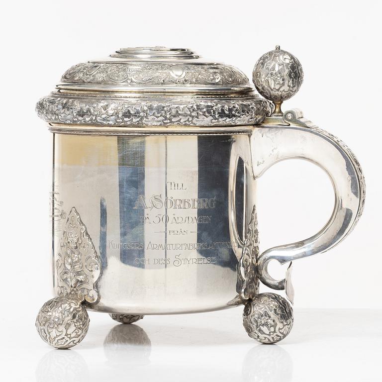 A silver tankard, GAB, Stockholm, 1916.