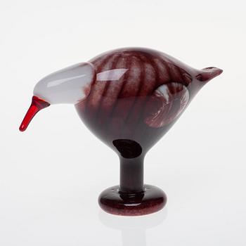 FIGURIN, glas, signerad O. Toikka, Nuutajärvi 2010.