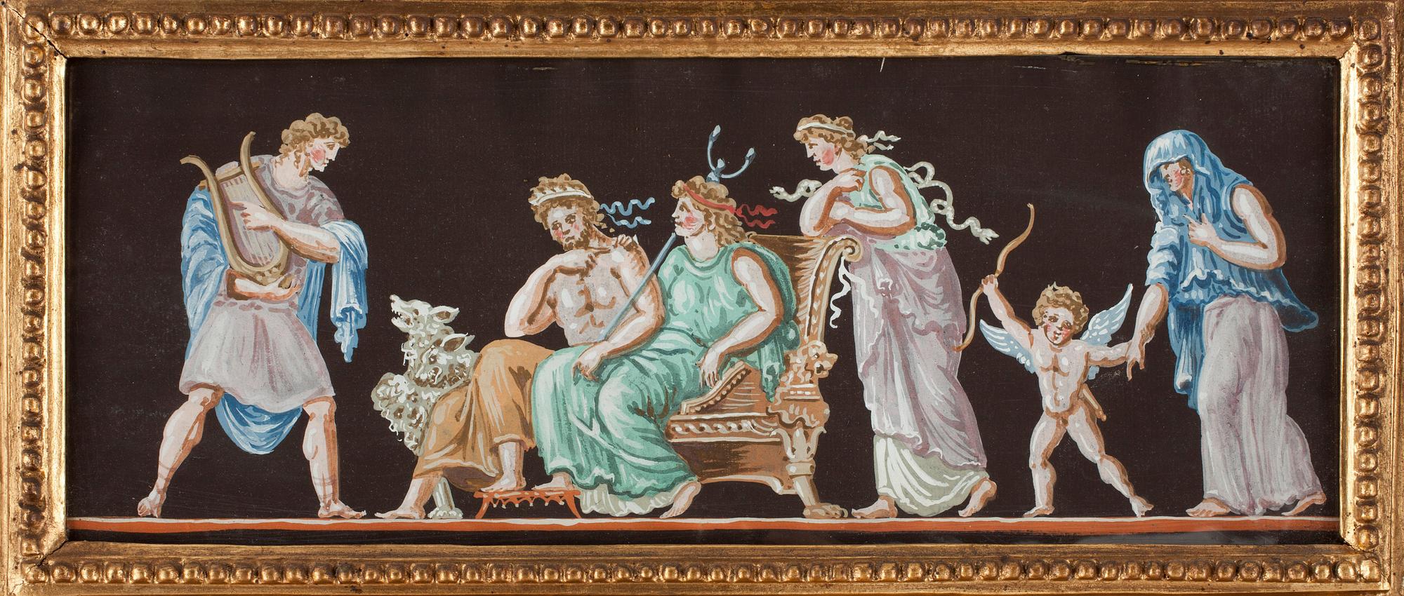 SPEGEL, segustaviansk, omkring år 1800.