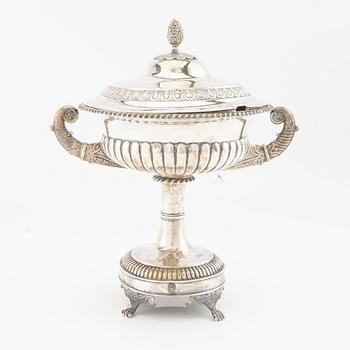 Johan Grönwall strösockerskål silver Vänersborg 1830 Empire.