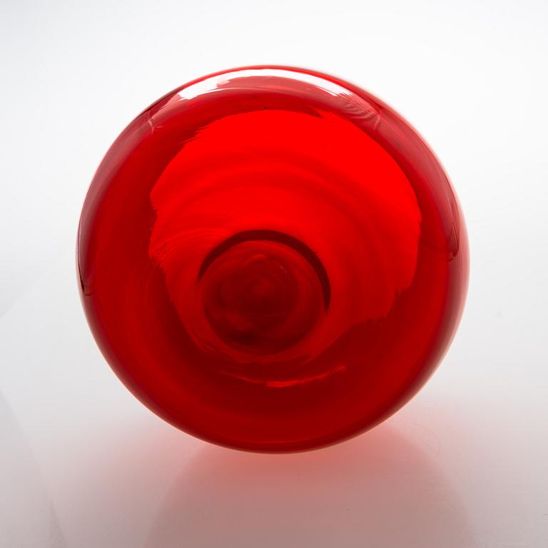 Kaj Franck, skål, "Rosso" signerad Kaj Franck Nuutajärvi Notsjö.