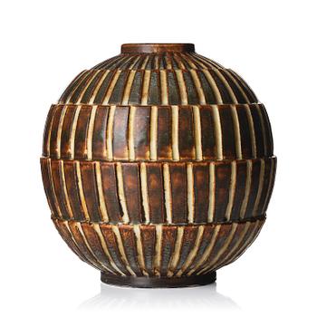 172. Gertrud Lönegren, a glazed stoneware vase, Rörstrand 1936-41.