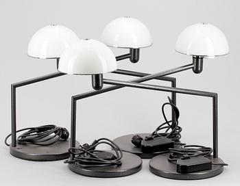 BORDSLAMPOR, 4st, Zero, Sverige 1900/2000-tal.