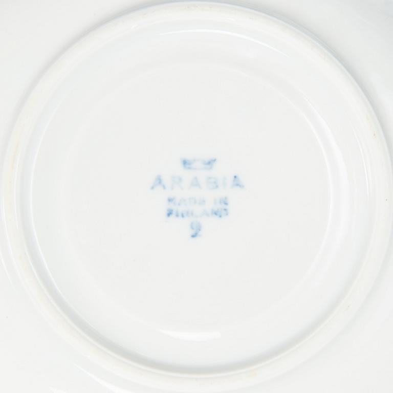 Servis, 52 delar, porslin, "Singapore" Arabia Finland 1949 - 1964.
