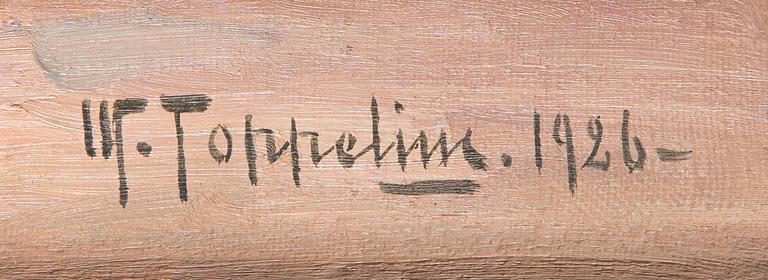 Woldemar Toppelius, Strandmotiv från skärgården.