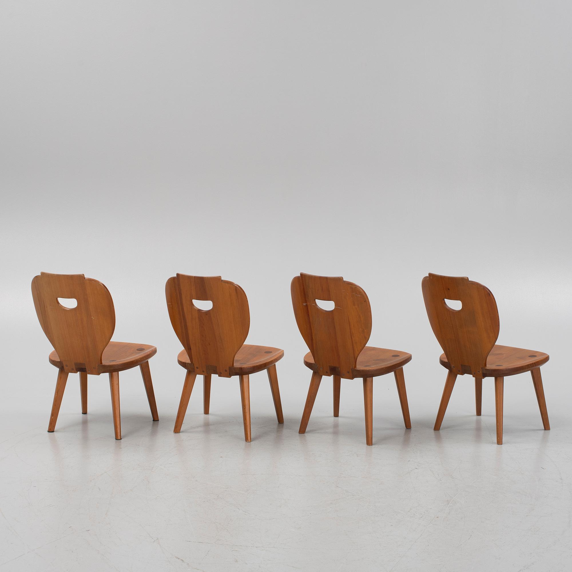 Carl Malmsten, sittgrupp, 5 delar, Svensk Fur, 1900-talets mitt.