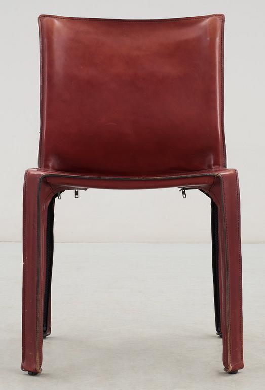 A Mario Bellini "Cab" chair, Cassina, Italy, model 412.