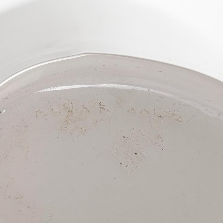 Alvar Aalto, a mid 20th century glass vase '3030', signed Alvar Aalto. Iittala.