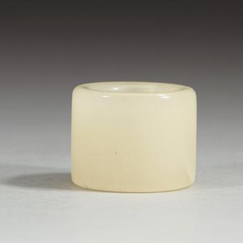 A Chinese nephrite archers ring.