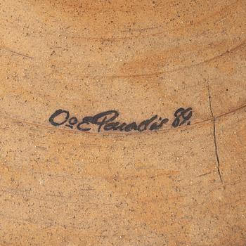 Eva & Olof Paradis, floor candelabra, Paradisverkstaden, Öland, 1989.