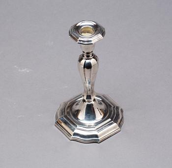 LJUSSTAKE, silver, C.G Hallberg, Stockholm.