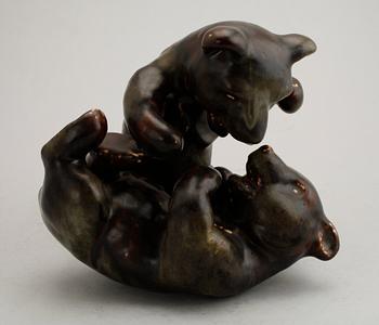 SKULPTUR, stengods, Karl Grössl, Rörstrand.