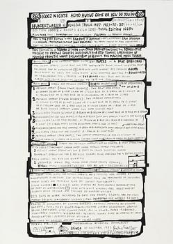 Friedensreich Hundertwasser, photo lithograph and silk screen with metal embossing, 1984. Signed and numbered 4377/10002.