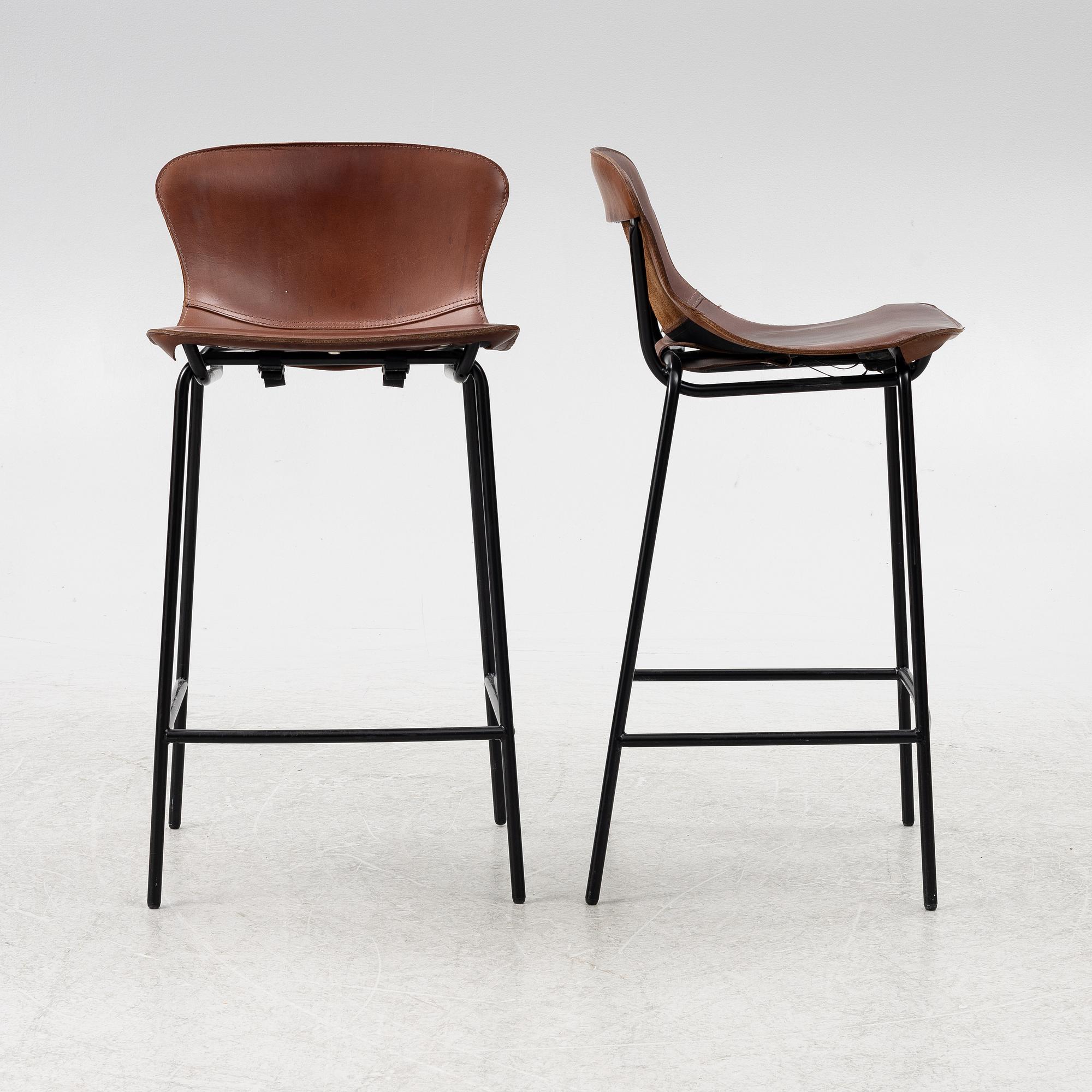 Axel Bjurström, barstolar, 9 st, "Hammock", David Design.