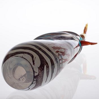 Kjell Engman, A unique Kjell Engman glass sculpture, Kosta Boda 1994.