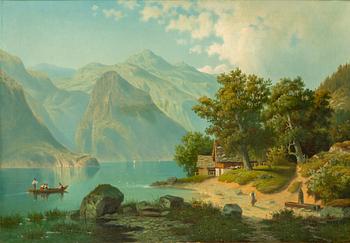 UNKNOWN ARTIST, 19th Century, oil on canvas, signed.