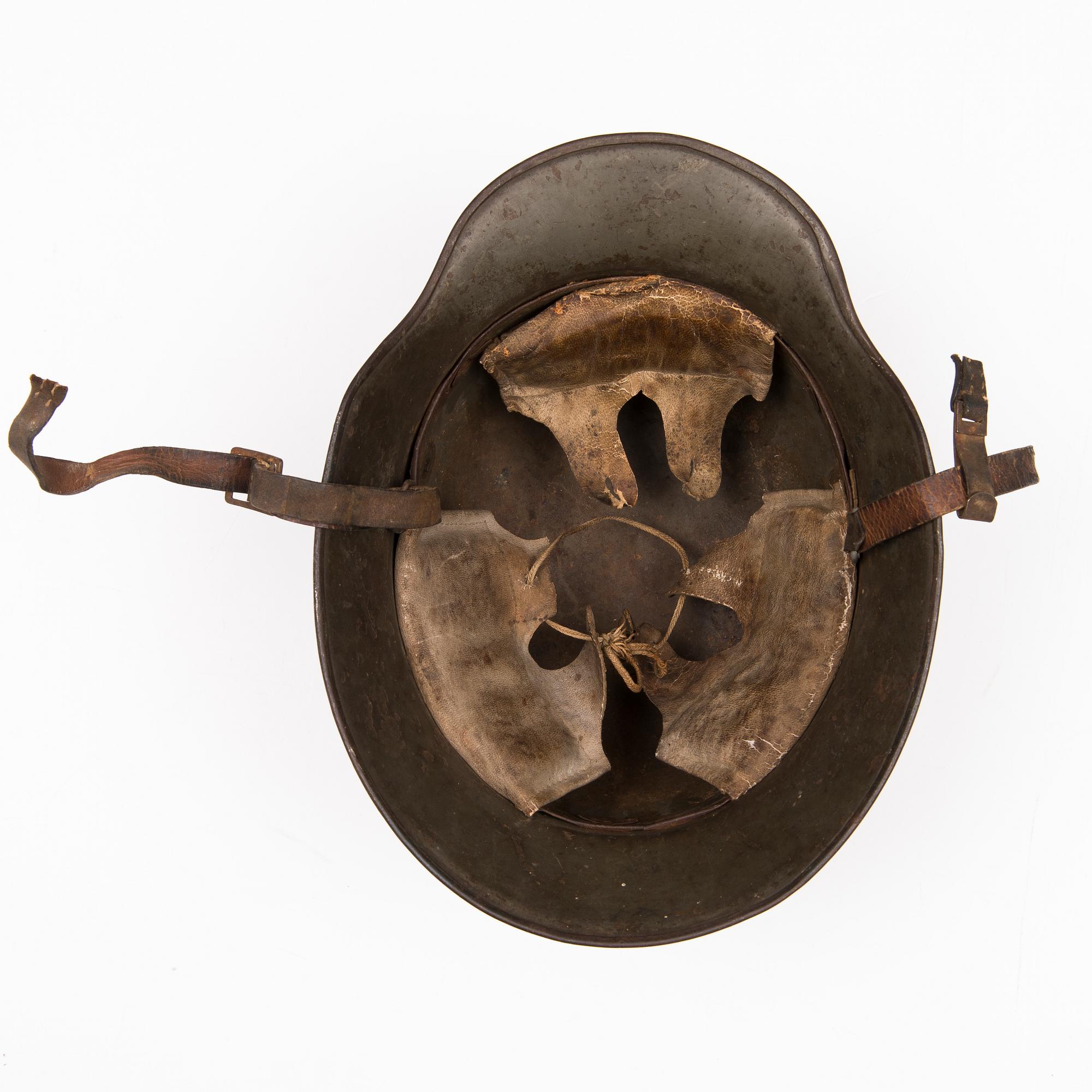 A German/Finnish model 1918 helmet.