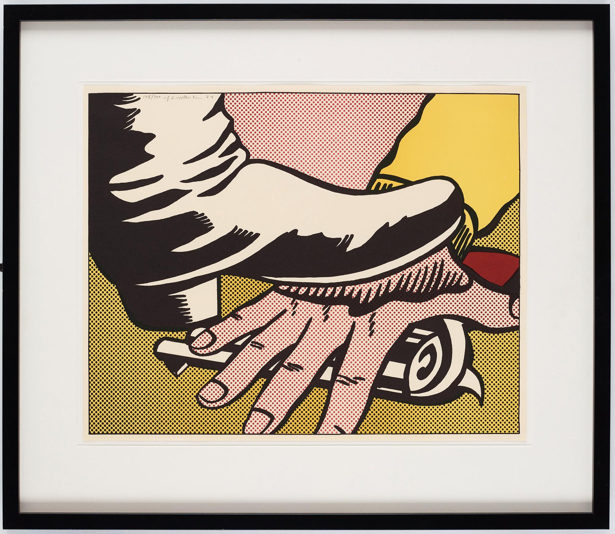 Roy Lichtenstein, "Foot and hand".