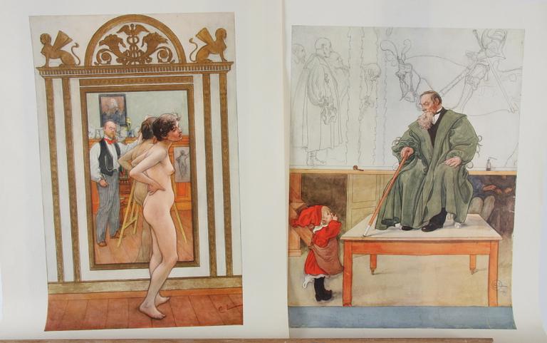 TRYCK, Carl Larsson och Nils Dardel, 3+6 st.