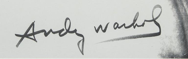 Movie poster, with motif by Andy Warhol, 'Querelle', 1983.