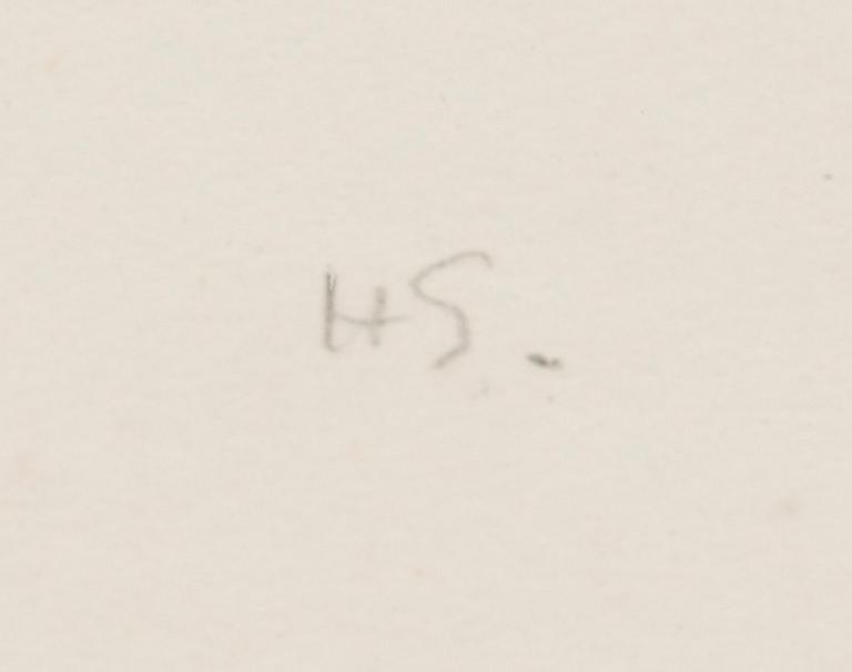 HELENE SCHJERFBECK, teckning, signerad.