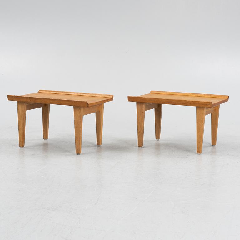 Sidobord/pallar, ett par. "Novett", IKEA. 1960-tal.