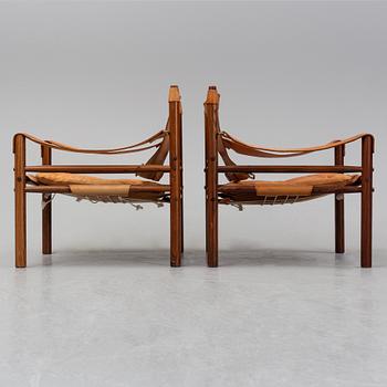 Arne Norell, fåtöljer ett par, "Sirocco", 1960-talets mitt. Modellen formgiven 1964.
