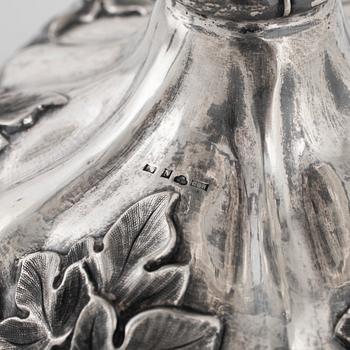 Sockerskål, silver, nyrokoko, C Holm, Norrköping 1859.