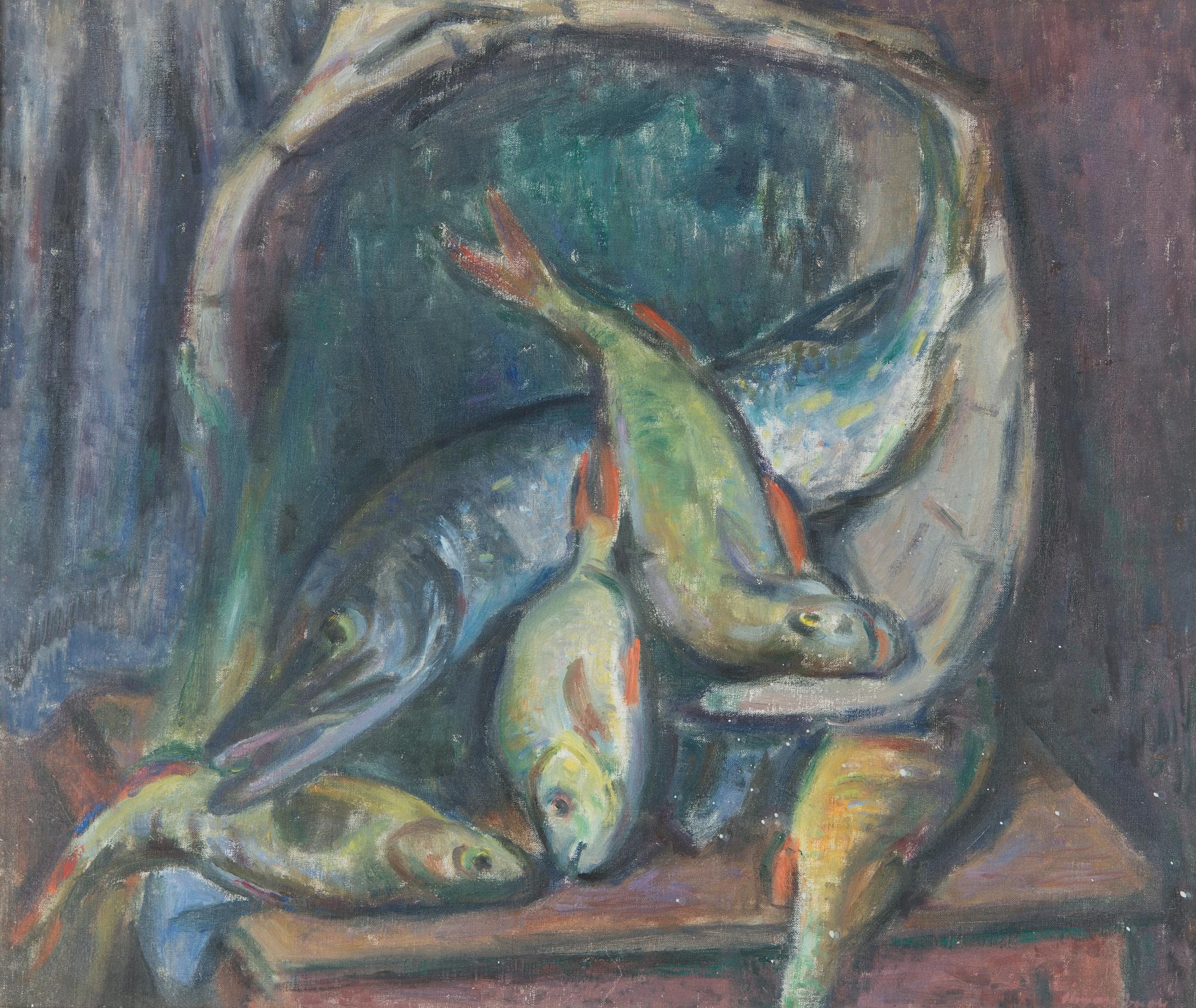 Ilmari Vuori, Stilleben med fiskar.