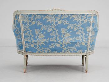 SOFFA, Louis XVI-stil, omkring sekelskiftet 1900.