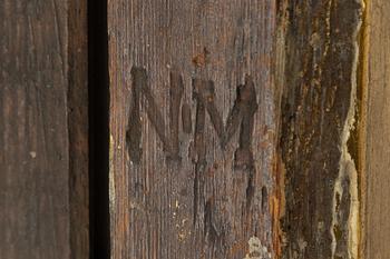 Niclas Meunier, Spegel, av Nils Meunier (mästare i Stockholm 1754-97, kunglig hovspegelmakare 1769). Rokoko.