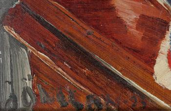 ERIK JÖNSSON, olja på pannå, sign o dat -23.