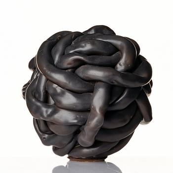 Mårten Medbo, a glazed stoneware sculpture, "Hose", dated 2012.