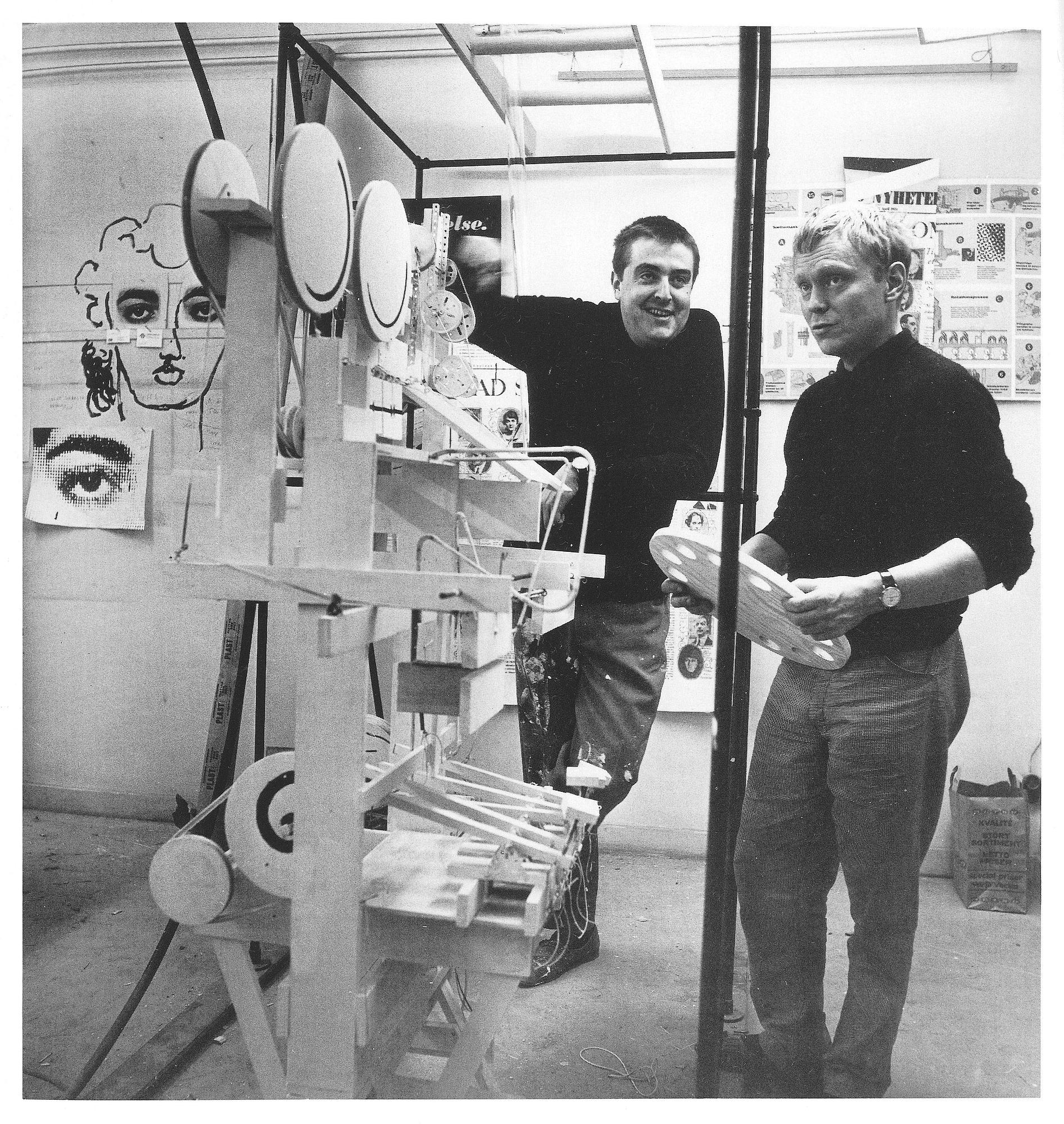 Per Olof Ultvedt, "En tidnings ansikte"/"The Face of a Newspaper" (5).