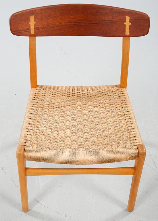 A "Spisestolen" chair by Hans J Wegner for Carl Hansen & Son, Denmark, 1900-talets andra hälft.