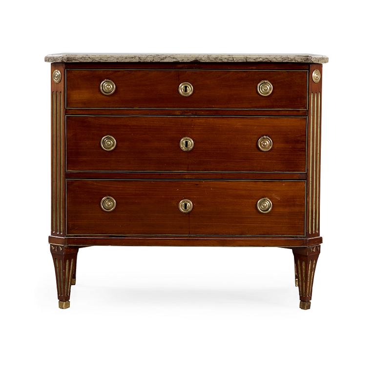 BYRÅ. Sengustaviansk, 1700-talets slut.