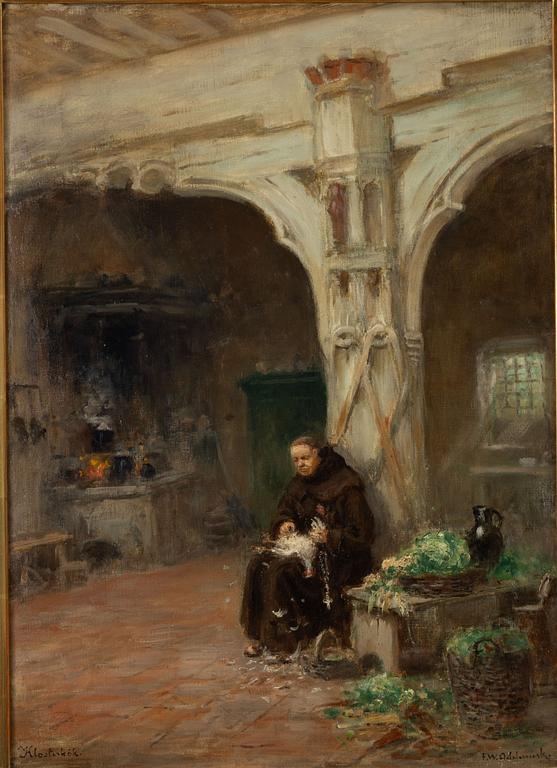 Frans Wilhelm Odelmark, 'Klosterkök (Monastery kitchen)'.