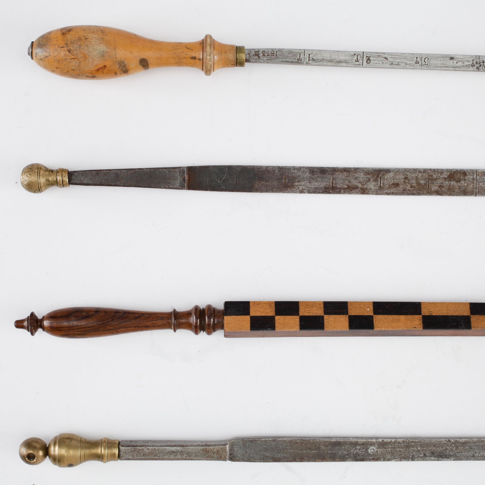 ALNMÅTT, 4 st, 1800-tal.