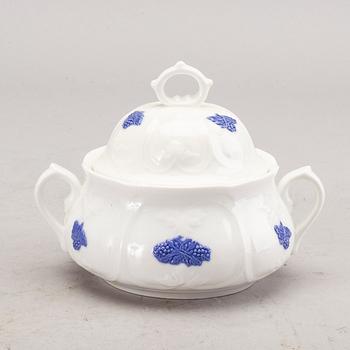 SERVIS 34 dlr "Blå Blomst" Gustavsberg 1900-talets andra del porslin.