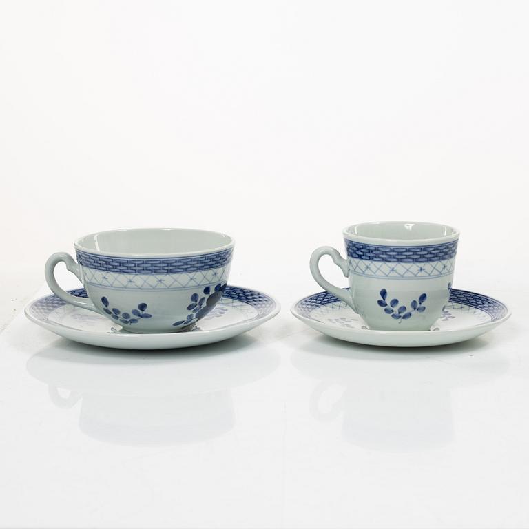 Royal Copenhagen, Dinner service, 94 pieces, earthenware, “Tranquebar”, Aluminia, Denmark.